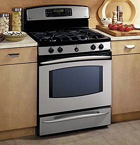 GE Dual Fuel Freestanding Range