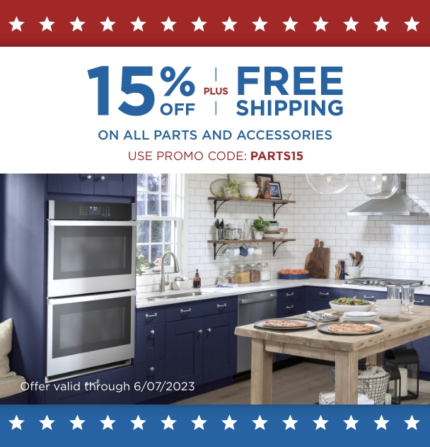 15% off all parts and accessories + FREE SHIPPING. Use promo code: PARTS15. Offer valid through 6/07/2023