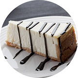 white chocoloate cheesecake dessert