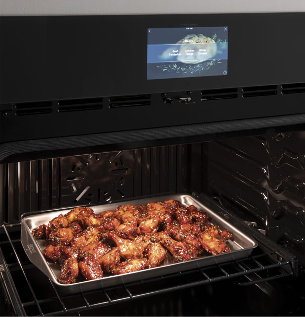 GE Appliances Wall Oven using Hot Air Frying