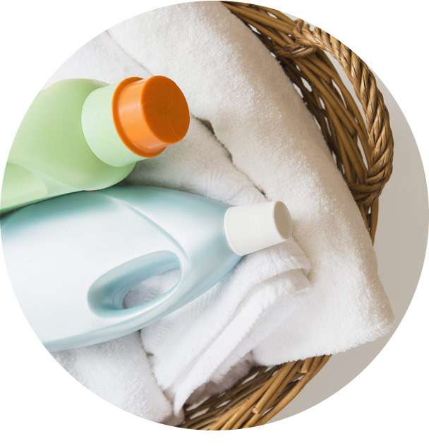 Detergent and fabric conditioner