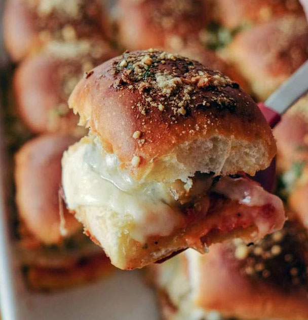 Garlic Butter Meatball Sliders