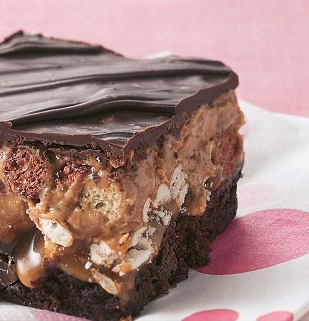 Peanut Butter Crunch Brownie