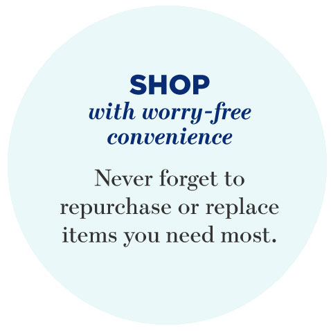 Shop with worry-free convenience